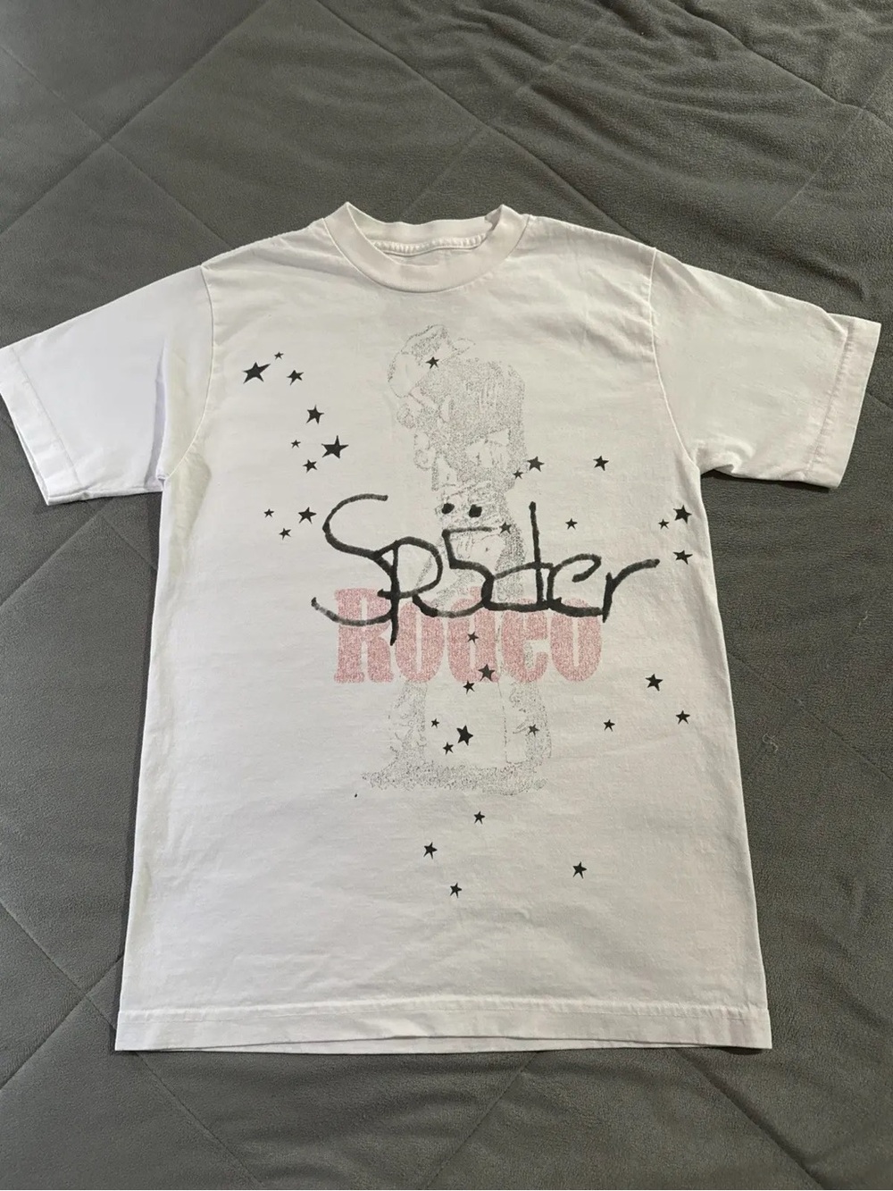 Travis Scott Cactus Jack X Sp5der Men’s White T Shirt